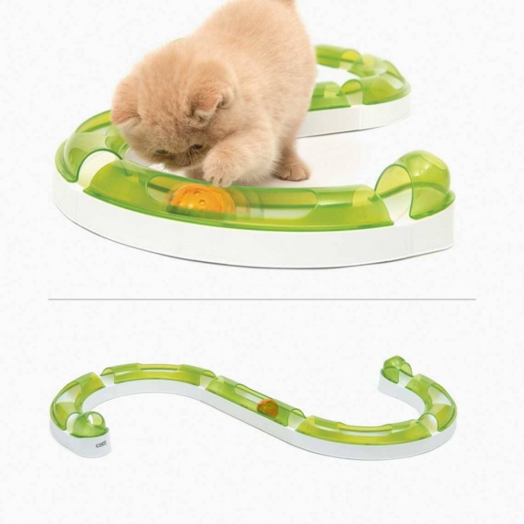 JOUET CIRCUIT AVEC BALLE POUR CHAT SUPER ROLLER 2.0 - CAT IT JOUET CIRCUIT AVEC BALLE POUR CHAT SUPER ROLLER 2.0 - CAT IT